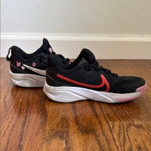 Nike Black and White Performance Sneakers